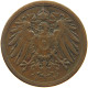 GERMANY EMPIRE 2 PFENNIG 1908 F #s068 0325 - 2 Pfennig