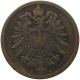 GERMANY EMPIRE 2 PFENNIG 1876 C #s078 0755 - 2 Pfennig