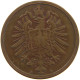 GERMANY EMPIRE 2 PFENNIG 1876 B #a066 0715 - 2 Pfennig