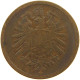 GERMANY EMPIRE 2 PFENNIG 1875 G #a066 0723 - 2 Pfennig