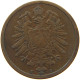 GERMANY EMPIRE 2 PFENNIG 1875 C #s068 0423 - 2 Pfennig