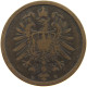 GERMANY EMPIRE 2 PFENNIG 1874 D #a066 0689 - 2 Pfennig