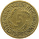 GERMANY WEIMAR 5 PFENNIG 1930 A #a021 0373 - 5 Rentenpfennig & 5 Reichspfennig