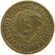 GERMANY WEIMAR 5 PFENNIG 1926 A #a055 0391 - 5 Renten- & 5 Reichspfennig