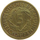 GERMANY WEIMAR 5 PFENNIG 1926 A #a055 0391 - 5 Rentenpfennig & 5 Reichspfennig