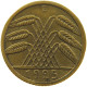 GERMANY WEIMAR 5 PFENNIG 1925 E #a069 0859 - 5 Rentenpfennig & 5 Reichspfennig
