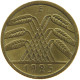 GERMANY WEIMAR 5 PFENNIG 1925 E #a055 0397 - 5 Rentenpfennig & 5 Reichspfennig