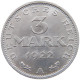 GERMANY WEIMAR 3 MARK 1922 A TOP #s042 0525 - 3 Mark & 3 Reichsmark