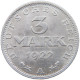 GERMANY WEIMAR 3 MARK 1922 A #s042 0579 - 3 Mark & 3 Reichsmark