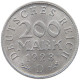 GERMANY WEIMAR 200 MARK 1923 D TOP #a021 1001 - 200 & 500 Mark
