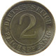 GERMANY WEIMAR 2 REICHSPFENNIG 1924 A TOP #c083 0443 - 2 Rentenpfennig & 2 Reichspfennig