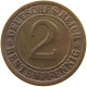 GERMANY WEIMAR 2 RENTENPFENNIG 1923 D #c083 0445 - 2 Renten- & 2 Reichspfennig