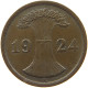 GERMANY WEIMAR 2 PFENNIG 1924 A TOP #s078 0621 - 2 Renten- & 2 Reichspfennig