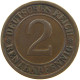 GERMANY WEIMAR 2 PFENNIG 1923 F #a066 0671 - 2 Rentenpfennig & 2 Reichspfennig