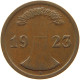 GERMANY WEIMAR 2 PFENNIG 1923 D #a043 0629 - 2 Rentenpfennig & 2 Reichspfennig
