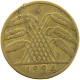 GERMANY WEIMAR 10 PFENNIG 1924 J #a064 1087 - 10 Rentenpfennig & 10 Reichspfennig