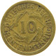 GERMANY WEIMAR 10 PFENNIG 1924 G #c075 0569 - 10 Rentenpfennig & 10 Reichspfennig