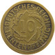 GERMANY WEIMAR 10 PFENNIG 1924 F #a064 1117 - 10 Rentenpfennig & 10 Reichspfennig
