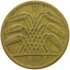 GERMANY WEIMAR 10 PFENNIG 1924 D REICH #s068 0029 - 10 Rentenpfennig & 10 Reichspfennig