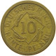 GERMANY WEIMAR 10 PFENNIG 1924 A RENTEN #s068 0003 - 10 Rentenpfennig & 10 Reichspfennig