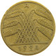 GERMANY WEIMAR 10 PFENNIG 1924 A #a065 0017 - 10 Rentenpfennig & 10 Reichspfennig