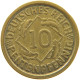 GERMANY WEIMAR 10 PFENNIG 1923 D #a065 0043 - 10 Rentenpfennig & 10 Reichspfennig