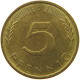 GERMANY WEST 5 PFENNIG 1972 G #s068 0473 - 5 Pfennig