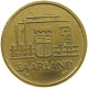 GERMANY WEST 20 FRANKEN 1954 SAARLAND #a047 0255 - 20 Francos