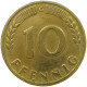 GERMANY WEST 10 PFENNIG 1949 D #a074 0247 - 10 Pfennig