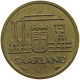 GERMANY WEST 10 FRANKEN 1954 SAARLAND #a080 0771 - 10 Francos