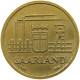 GERMANY WEST 10 FRANKEN 1954 SAARLAND #a021 0171 - 10 Francos