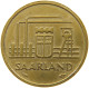 GERMANY WEST 10 FRANKEN 1954 SAARLAND #a021 0169 - 10 Franchi