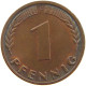 GERMANY WEST 1 PFENNIG 1950 F TOP #a067 0391 - 1 Pfennig