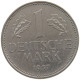 GERMANY WEST 1 MARK 1957 J #a072 0255 - 1 Mark