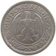GERMANY WEIMAR 50 PFENNIG 1927 A #a087 0007 - 50 Rentenpfennig & 50 Reichspfennig