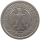 GERMANY WEIMAR 50 PFENNIG 1927 A #a061 0609 - 50 Rentenpfennig & 50 Reichspfennig