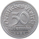 GERMANY WEIMAR 50 PFENNIG 1921 J #a053 0497 - 50 Rentenpfennig & 50 Reichspfennig
