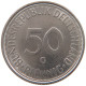 GERMANY WEST 50 PFENNIG 1971 G #a046 0577 - 50 Pfennig