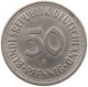 GERMANY WEST 50 PFENNIG 1950 F #s056 0167 - 50 Pfennig