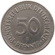 GERMANY WEST 50 PFENNIG 1950 J #a072 0693 - 50 Pfennig