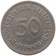 GERMANY WEST 50 PFENNIG 1950 J #a072 0691 - 50 Pfennig