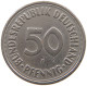 GERMANY WEST 50 PFENNIG 1950 F #a046 0571 - 50 Pfennig