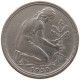GERMANY WEST 50 PFENNIG 1950 D #a061 0631 - 50 Pfennig