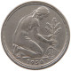 GERMANY WEST 50 PFENNIG 1950 D #a046 0573 - 50 Pfennig