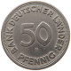 GERMANY WEST 50 PFENNIG 1949 F #a061 0613 - 50 Pfennig