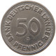GERMANY WEST 50 PFENNIG 1949 J #a072 0663 - 50 Pfennig