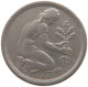 GERMANY WEST 50 PFENNIG 1949 G #a072 0667 - 50 Pfennig