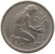 GERMANY WEST 50 PFENNIG 1949 D #a072 0681 - 50 Pfennig