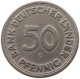 GERMANY WEST 50 PFENNIG 1949 F #a046 0579 - 50 Pfennig