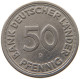 GERMANY WEST 50 PFENNIG 1949 D #a034 0883 - 50 Pfennig